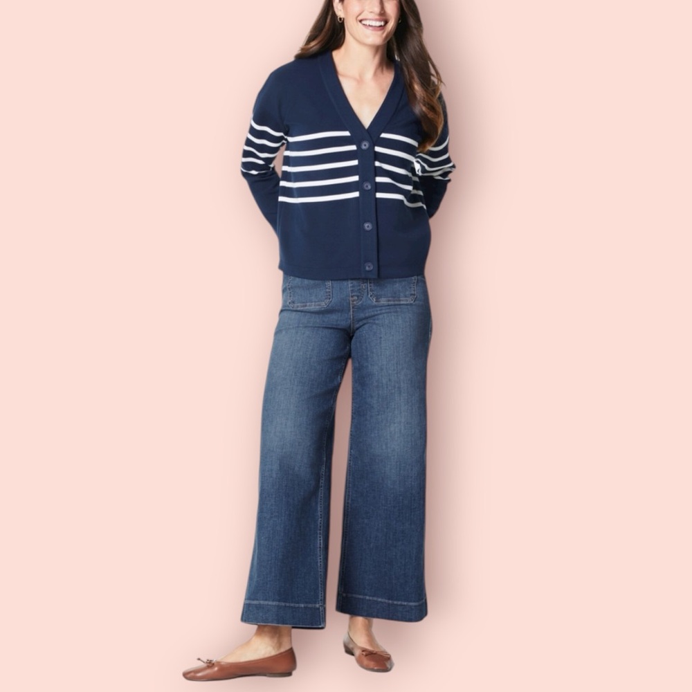 SPANX AirEssentials Striped Cardigan